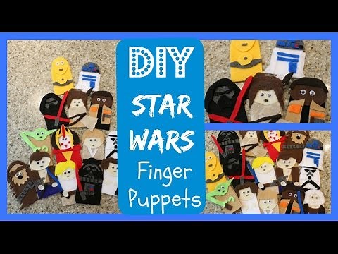 DIY Craft - How to Make Star Wars Finger Puppets
