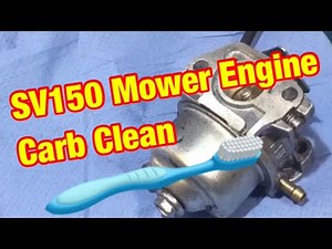 SV150 Mower Engine Carb Clean ( Mountfield , sovereign etc ) Carburettor 🪥