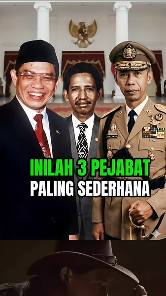 HERE ARE 3 HONEST AND SIMPLE OFFICIALS IN INDONESIA