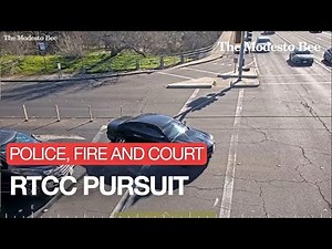 Modesto Police Department RTCC Pursuit