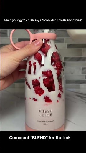 Ritmo Portable Blender for Shakes and Smoothies Juicer Mini Size Personal Blender Cordless Hand Held