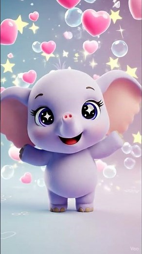 🐘 Cutest Baby Elephant Ever! | Funny & Adorable 3D Animation