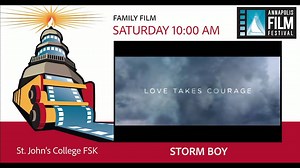 Based on Colin Thiele’s classic Australian book, Storm Boy is the extraordinary story of a boy who rescued and raised an orphaned pelican. This beautiful film is a timeless story of an unusual and unconditional friendship with a profound impact. See Storm Boy at the Key Auditorium of St. John’s College this Saturday, March 23 at 10:00 a.m.' Tickets: https://tinyurl.com/y68h45tc | Annapolis Film Festival