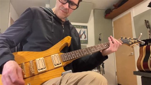 Paul Gilbert | This Ibanez custom shop Fireman is based on the vintage ST-300. I found out that a guitar with a laminated body is sometimes called a... | Instagram