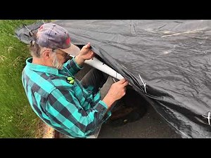 DIY Lake Weed Barrier