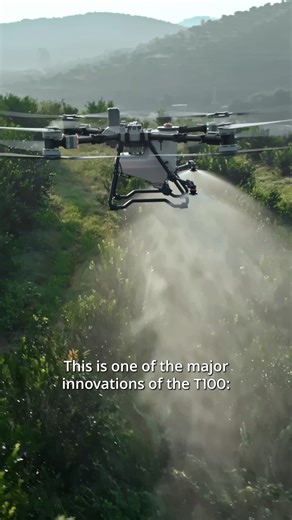 ✨ Fly smart, fly safe! T100's enhanced safety system is here. With LiDAR, radar, and the Penta-Vision System, every flight is smoother and safer. 🛡️ #DJIT100 #DJIAgriculture #Agriculturedrone #Agriculturaldrone #Dronetechnology | DJI Agriculture