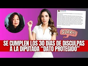 The 30-day apology to "Dato Protegido" has been reached / Layda Sansores harasses more journalists