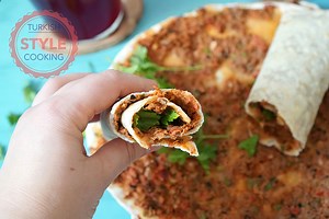 Lahmacun Recipe | Turkish Style Cooking