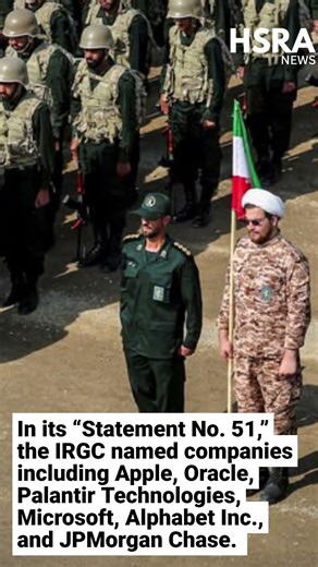 Iran's IRGC Threatens Apple, Microsoft & Big Tech | “Legitimate Targets” Warning #shorts #iran