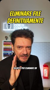 7.6K views · 383 reactions | Eliminare un file definitivamente? Su Windows usa Eraser, su macOS il comando “srm”, su Linux “shred”. Attenzione: con le SSD non è efficace! #cosedicomputer | Cose di Computer | Facebook