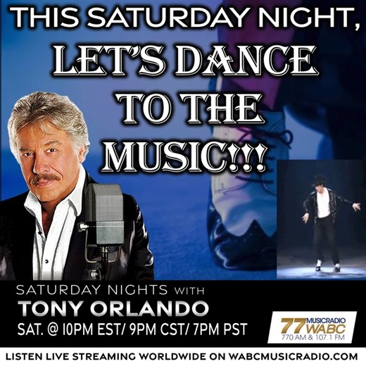 TOMORROW at 10PM: Host Tony Orlando wants you to DANCE TO THE...