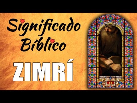 Zimrí Significado Bíblico | ¿Qué Significa Zimrí en la Biblia? 🙏