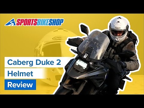 Caberg Duke II flip-up motorcycle helmet review - Sportsbikeshop