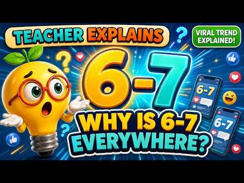 What Does 6-7 Mean? 🤔 Why is 67 everywhere? | Teacher Explain