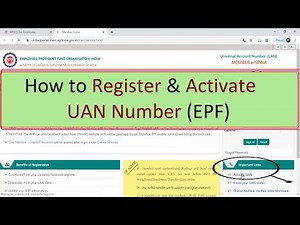 UAN Registration & Activation Online | Simple & Easy Process to Register & Activate UAN
