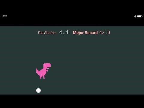 App Inventor Google Chrome Dinosaur Game.