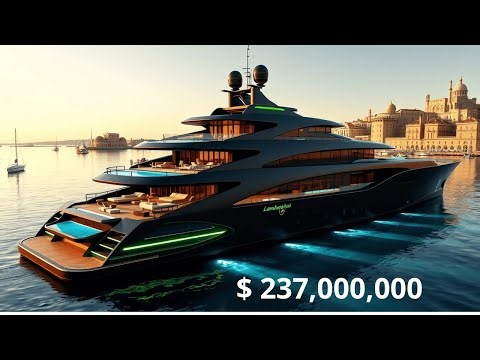 Inside Lamborghini's $237 Million Luxury Yacht: The Ultimate Floating Mansion!