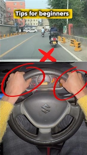 Learn driving? Fix your steering grip first! #driving #learndriving #drivingtips