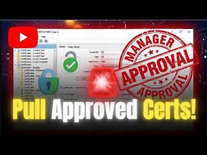 How to pull approved certificates from CERTLM MMC with manager approval