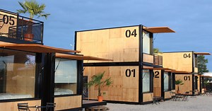 Flying Nest Is a Shipping Container Hotel Designed to Travel the World