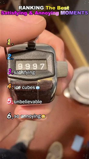 Ranking the best satisfying and annoying moments
