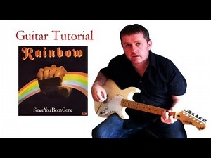 How To Play Rainbow - Since You've Been Gone - (guitar lesson)