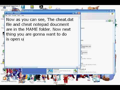 How to place cheats in MAME PLUS