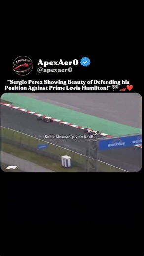 ApexAerO℠ on Instagram: "The video clip in the image shows the famous battle between Red Bull driver Sergio Pérez and Mercedes driver Lewis Hamilton during the 2021 Abu Dhabi Grand Prix. The Epic Defense Context: This was the final and title-deciding race of the 2021 Formula 1 season, with both Hamilton and Max Verstappen tied on points coming into the event. Hamilton was leading the race comfortably after the first pit stops, with a significant gap over Verstappen. The Duel: Sergio Pérez, who h