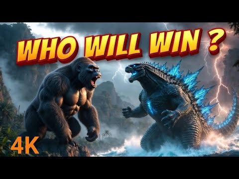 King Kong vs Godzilla | Epic Monster Battle in Forest, Ocean & Mountains (4K)