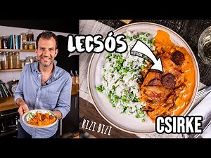 LECSÓS csirke, ahogy Zé készíti 🍅🌶👌