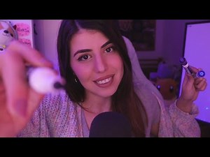 ASMR In Hebrew || Writing Random Hebrew Words On Your Face
