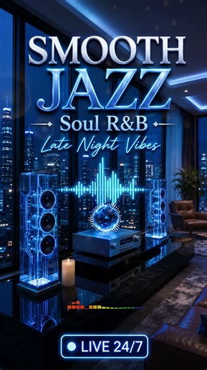 Smooth Jazz & Soul R&B 24/7 – Midnight Jazz Lounge | Relaxing Instrumental Vibes. Vol. 1