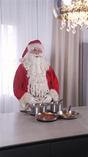 Santa Claus Cooks with Invisacook — The Smartest Kitchen Gift of the Year This holiday season, even Santa Claus has upgraded his kitchen. Today, Santa is cooking his favorite festive meal directly on Invisacook, the invisible induction cooking system that transforms a ceramic worktop into a fully functional cooking surface — with no visible burners and no traditional cooktop. As he prepares the dish, Santa quickly discovers what makes Invisacook so special: fast and precise heating, professional