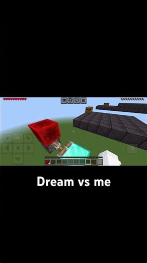 Pro parkour in minecraft dream vs me # #minecraft #minecraftmemes #gaming #memes #dream #funny