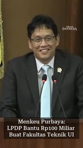 Purbaya Sebut Presiden Prabowo Minta UI Tembus Kampus 100 Besar Dunia Menteri Keuangan Purbaya Yudhi Sadewa mengaku akan memberi bantuan sebesar Rp100 miliar untuk Fakultas Teknik Universitas Indonesia (UI). Purbaya mengatakan Presiden Prabowo Subianto pernah meminta agar UI bisa masuk dalam 100 besar kampus top di dunia. Atas dasar itu, ia memastikan Lembaga Pengelola Dana Pendidikan (LPDP) akan membantu UI. Purbaya mengaku hubungannya dengan UI cukup dalam, terutama saat menjabat Ketua Lembaga