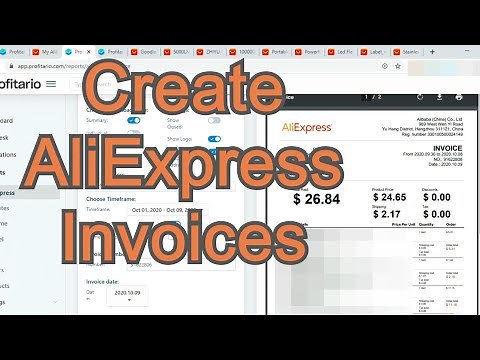 How to Create and View AliExpress Invoices