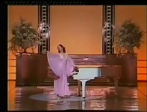 Throwback to a rare glimpse of Sarah singing the Rodgers and Hart song "Dancing on the Ceiling" in November, 1985 during the Royal Variety Performance at the Theatre Royal Drury Lane. | Sarah Brightman