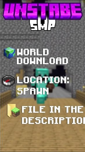 Unstable SMP world download [SPAWN] #unstableuniverse