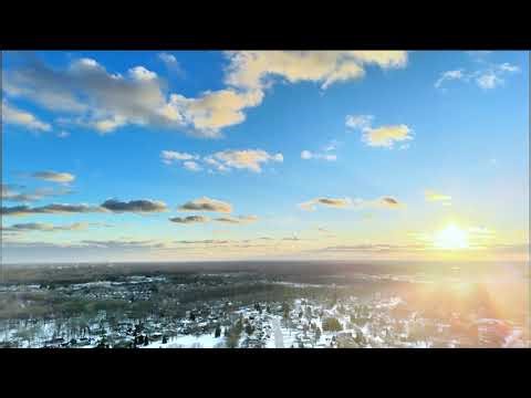 Matrice 4T Sunset Timelapse | Southeast Michigan Aerial