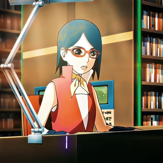 Sarada reading the Uchiha book 🔥😱💀 / Sasuke edit \ song name: Loucura letal slowed