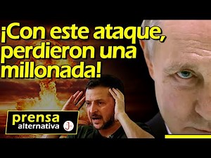 Puerto petrolero de Odessa en llamas