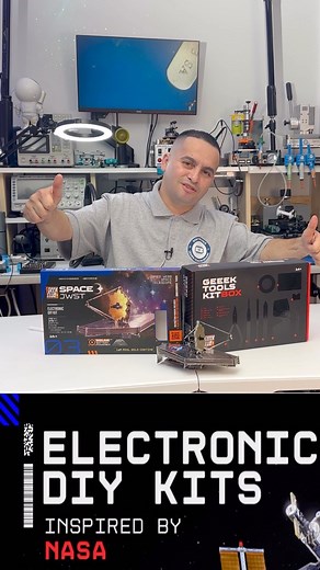 2.3K views · 32 reactions | Geek-Club. Learn about the space and electronics #electronicslab #geekclub #elctronicsproject #arduino #ingenieering #prototyping #prototype #microsoldering #soldering #programing #sensors #robotics #repair #fyp #viral #now #appletools #space #telescope #diy #tools | DIGYTRONIX | Facebook