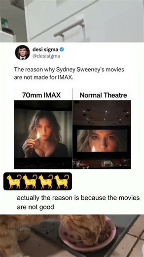 The reason Sydney Sweeney movies aren't made for Imax