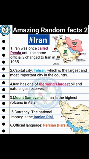 🌍 Amazing Facts About Iran 🇮🇷