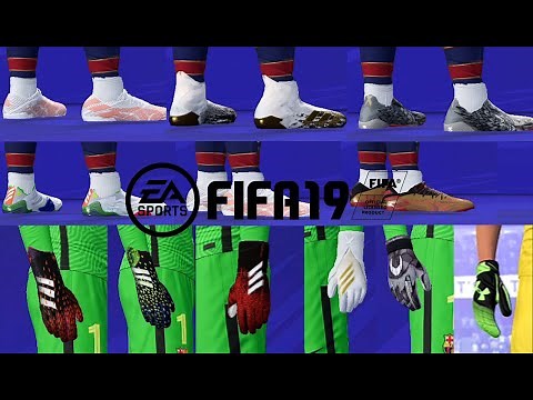New FIFA 19 35+ Boots And Gloves Pack+Unlock All Boots And Catalogue Items | FIFA 19 Mod Latest