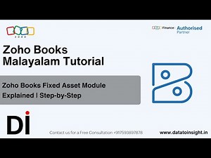 Zoho Books Fixed Asset Module Explained | Step-by-Step | Malayalam | Latest