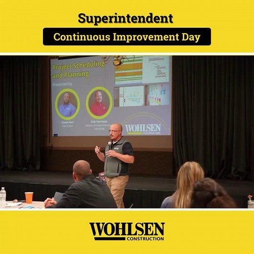 We live out our core value of Development by investing in people! Over fifty of our skilled superintendents and field engineers came together this month for our Superintendent Continuous Improvement Day, a day of professional development and leadership training. Teams tackled an engaging activity to build a 3D project model, alternating leadership roles amongst their team members to practice effective communication and collaboration! Thank you to our internal experts and Q&A panelists for planni
