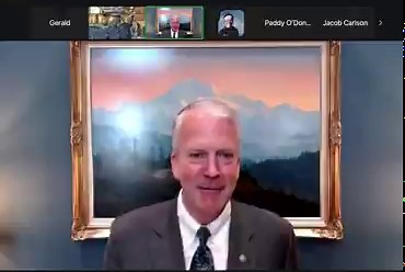 WATCH: Dan Sullivan ran off camera and abruptly ended a virtual event after being asked about his broken promise to donate Pebble Mine campaign contributions to charity: