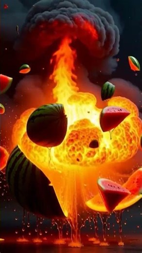 Exploding Watermelon#dailyexplosion #explosionshorts #vfx #shorts #satisfying