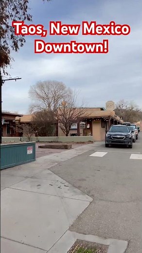 Taos, New Mexico Downtown Walk: Ski Town & Art Colony #travelbug #albuquerque #mountains #roadtrip